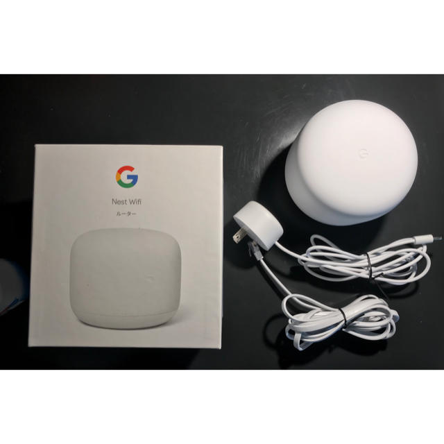 CHROME(クローム)の【送料込】Google Nest Wifi ルーター GA00595-JP スマホ/家電/カメラのPC/タブレット(PC周辺機器)の商品写真