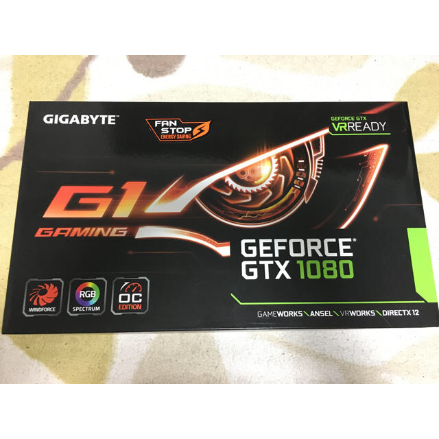 GIGABYTE ビデオカード GTX1080PCパーツ