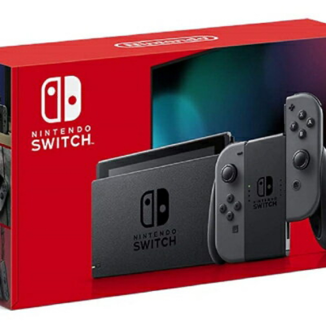 【新型】Nintendo Switch　ニンテンドースイッチ　グレー　本体のサムネイル