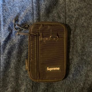 シュプリーム(Supreme)の19fw シュプリーム  Small Zip Pouch  ポーチ 黒 財布(折り財布)