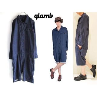 グラム(glamb)の美品 完売 glamb York all in one 1 インディゴ(サロペット/オーバーオール)