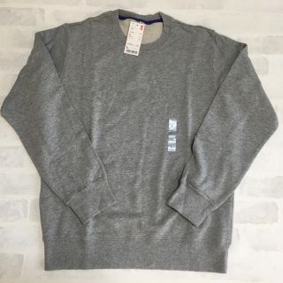 ユニクロ(UNIQLO)の新品タグ付＊ユニクロトレーナーL〜グレー(トレーナー/スウェット)