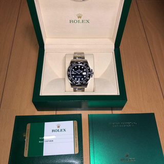 ロレックス(ROLEX)のほぼ未使用レベル　ROLEX GMTⅡ 116710LN(腕時計(アナログ))