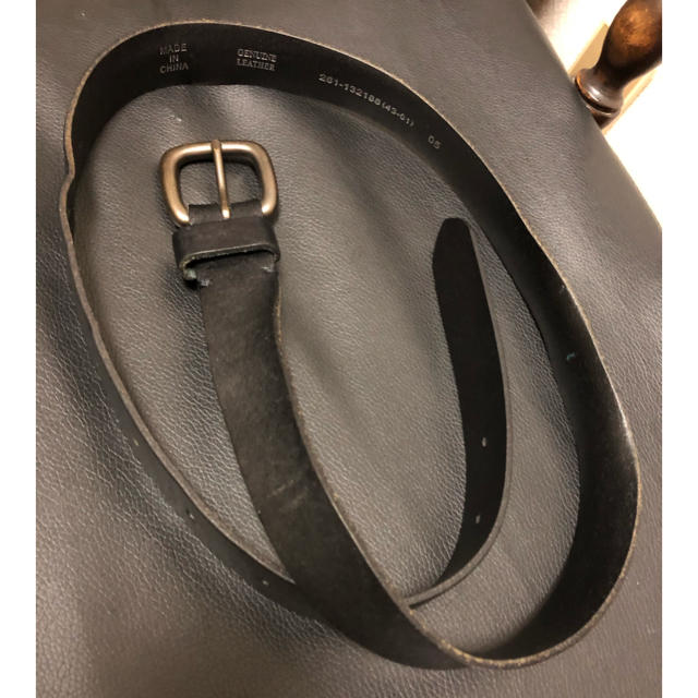 UNIQLO(ユニクロ)の黒ベルト　 レディースのファッション小物(ベルト)の商品写真