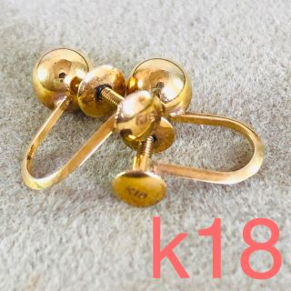 k18  イヤリング  18金　(イヤリング)