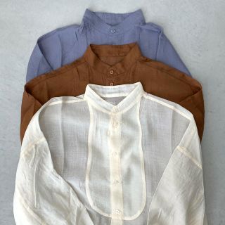 ビューティアンドユースユナイテッドアローズ(BEAUTY&YOUTH UNITED ARROWS)のsheer big shirt / ivory(シャツ/ブラウス(長袖/七分))