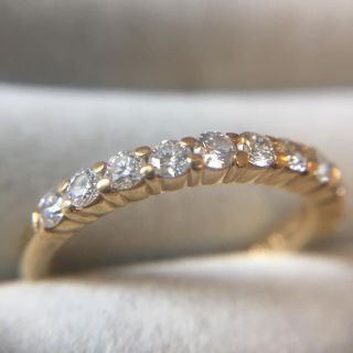 ミキモト(MIKIMOTO)のミキモト  MIKIMOTO ダイヤモンド　ハーフエタニティリング　0.38ct(リング(指輪))