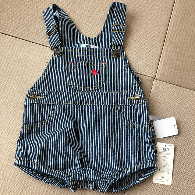 POLO RALPH LAUREN(ポロラルフローレン)の80 ポロラルフローレン　オーバーオール キッズ/ベビー/マタニティのベビー服(~85cm)(カバーオール)の商品写真