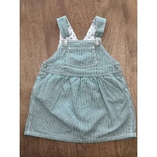 プチバトー(PETIT BATEAU)のプチバトー　ジャンパースカート　18m(ワンピース)