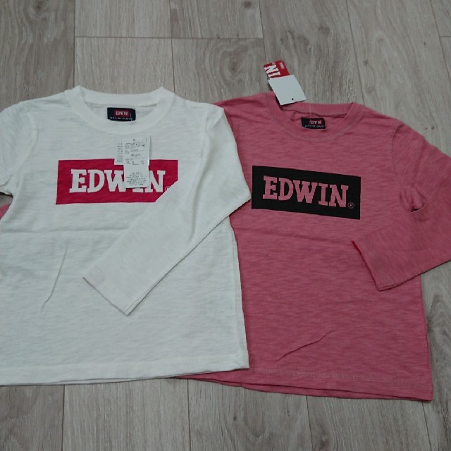 EDWIN(エドウィン)のEDWIN  ロンTセット☆110サイズ キッズ/ベビー/マタニティのキッズ服男の子用(90cm~)(Tシャツ/カットソー)の商品写真