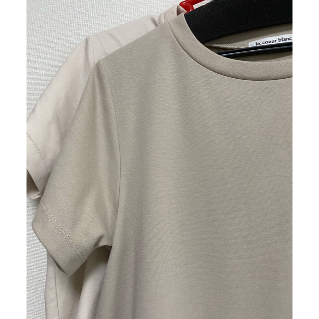 le.coeur blanc(ルクールブラン)のフレアTシャツ レディースのトップス(Tシャツ(半袖/袖なし))の商品写真