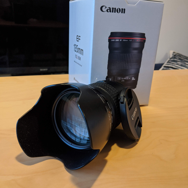 Canon - ⬛︎美品・ほぼ未使用⬛︎ Canon EF 135mm f2 望遠レンズ