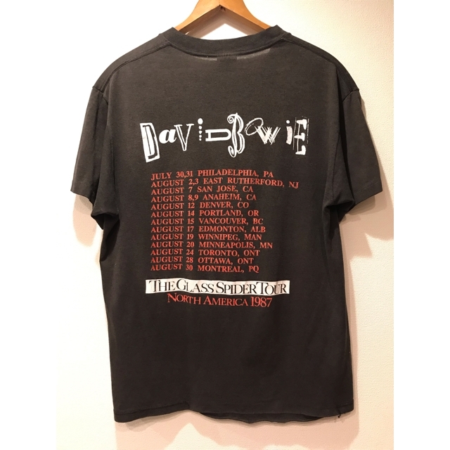 ヴィンテージ 1987年デビッドボウイDavid Bowie Tシャツの通販 ヴィンテージ 1987年デビッドボウイDavid Bowie Tシャツの通販