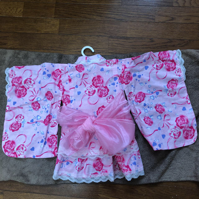 浴衣１００センチ キッズ/ベビー/マタニティのキッズ服男の子用(90cm~)(甚平/浴衣)の商品写真