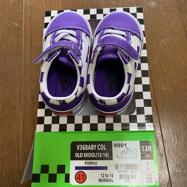 VANS(ヴァンズ)のVANS子供靴 キッズ/ベビー/マタニティのベビー靴/シューズ(~14cm)(スニーカー)の商品写真