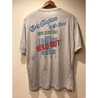 ヴィンテージ　80s ERIC CLAPTON エリッククラプトン　Tシャツ(Tシャツ/カットソー(半袖/袖なし))