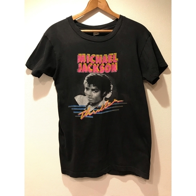 ヴィンテージ80sオリジナル マイケルジャクソン スリラーTシャツトップス