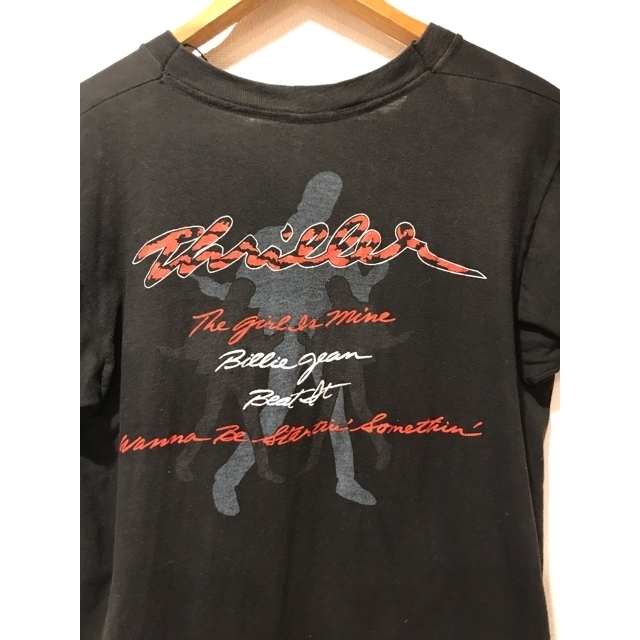 ヴィンテージ80sオリジナル マイケルジャクソン スリラーTシャツ ヴィンテージ80sオリジナル マイケルジャクソン スリラーTシャツ