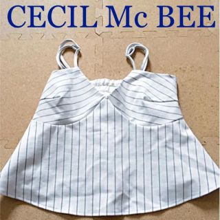 セシルマクビー(CECIL McBEE)のキャミソール トップス CECIL McBEE M(カットソー(半袖/袖なし))