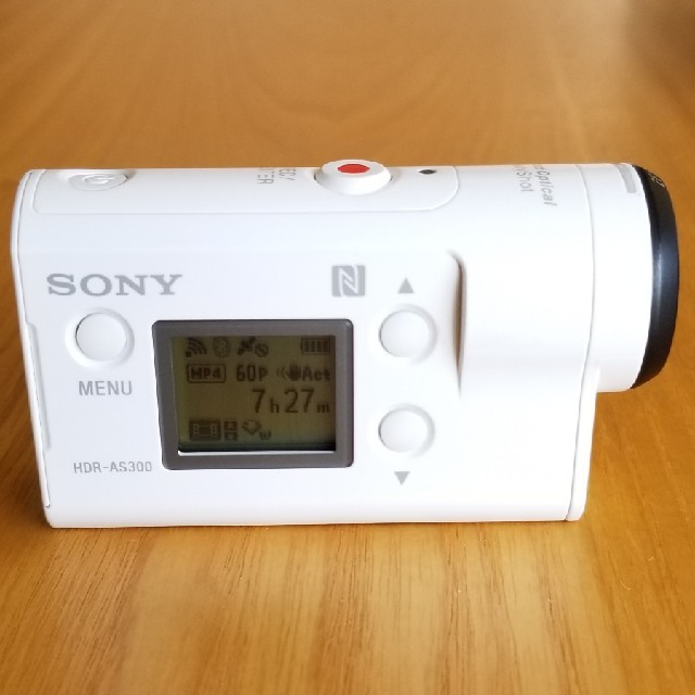 SONY(ソニー)の【あきら様専用】SONY HDR-AS300 フィンガーグリップ付き スマホ/家電/カメラのカメラ(ビデオカメラ)の商品写真