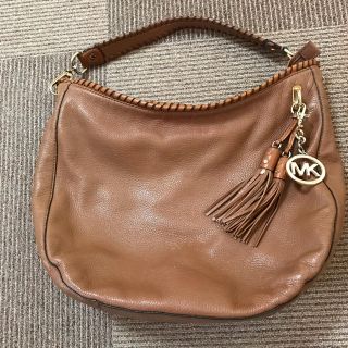 マイケルコース(Michael Kors)のマイケルコース◆ハンド ショルダーバッグ ブラウン フリンジ キーホルダー(ショルダーバッグ)