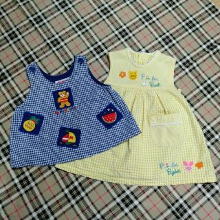 ミキハウス(mikihouse)のワンピース80センチ♡２枚組(ワンピース)