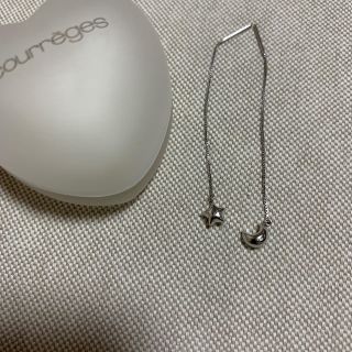 クレージュ(Courreges)のクレージュ  K18WG アメリカンピアス(ピアス)