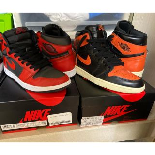 ナイキ(NIKE)のAJ1カスタム2足(スニーカー)