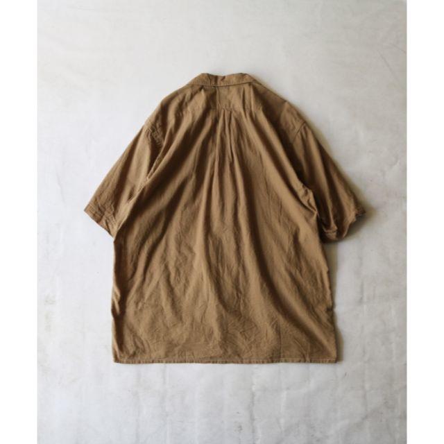 COMOLI(コモリ)のCOMOLI カーキ１ ベタシャンオープンカラーシャツ コモリ 新品 メンズのトップス(Tシャツ/カットソー(半袖/袖なし))の商品写真