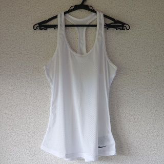 ナイキ(NIKE)の迅速発送☆未使用☆NIKE タンクトップ メッシュ ホワイト S (タンクトップ)