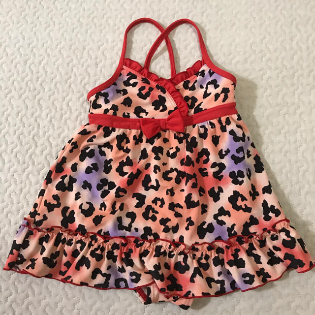 水着 レオパード柄　100㎝ キッズ/ベビー/マタニティのキッズ服女の子用(90cm~)(水着)の商品写真