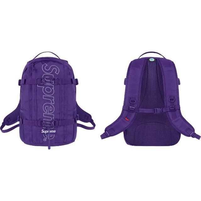 Supreme  Backpack 紫　シュプリーム ★ バックパック　18 1