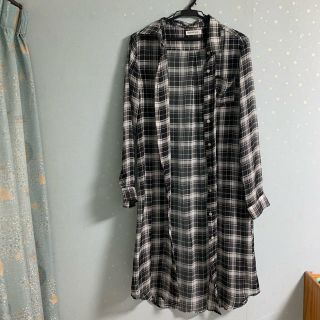 ウィゴー(WEGO)のWEGO ロングチェックシャツ (シャツ/ブラウス(長袖/七分))