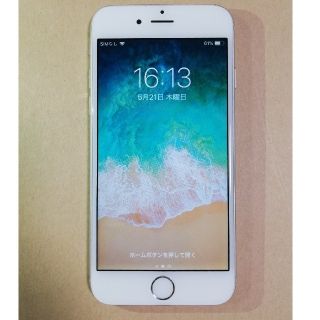 アイフォーン(iPhone)のiPhone6 64GB　シルバー　DOCOMO　バッテリー最大容量100%(スマートフォン本体)