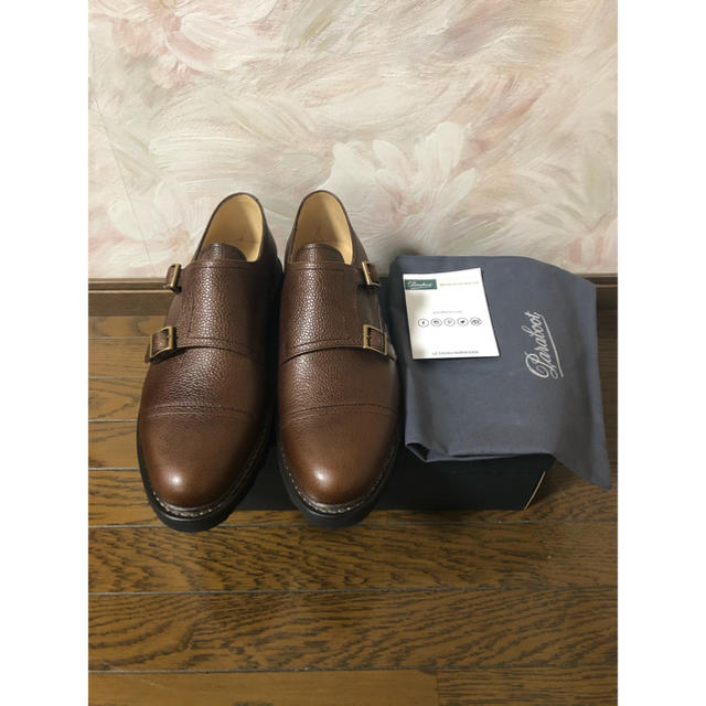 ドレス/ビジネス新品未使用 パラブーツ paraboot ウィリアム william シボ革