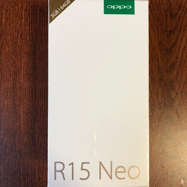 スマートフォン/携帯電話【新品未使用未開封】OPPO R15 Neo ダイヤモンドブルー