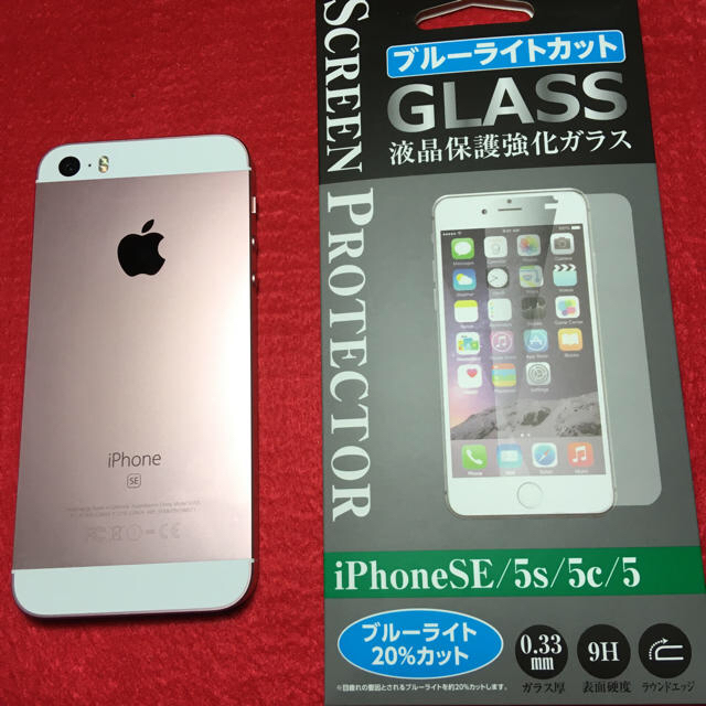美品　iPhone SE 64gb ローズゴールド　SIMフリースマートフォン/携帯電話