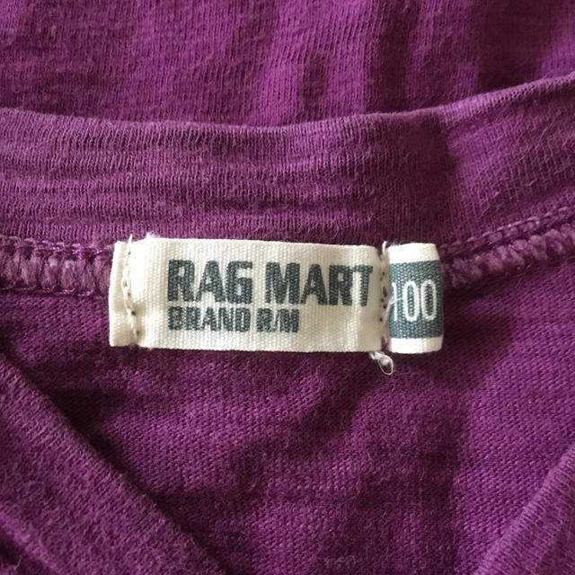 RAG MART(ラグマート)のラグマート Vネック半袖Tシャツ 100 キッズ/ベビー/マタニティのキッズ服男の子用(90cm~)(Tシャツ/カットソー)の商品写真