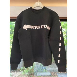 メゾンキツネ(MAISON KITSUNE')の新品 メゾン キツネ ネオプレーン ロゴスウェット トレーナー xs(スウェット)