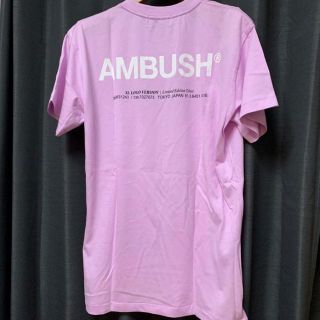 アンブッシュ(AMBUSH)のAMBUSH　Tシャツ　ピンク(Tシャツ/カットソー(半袖/袖なし))