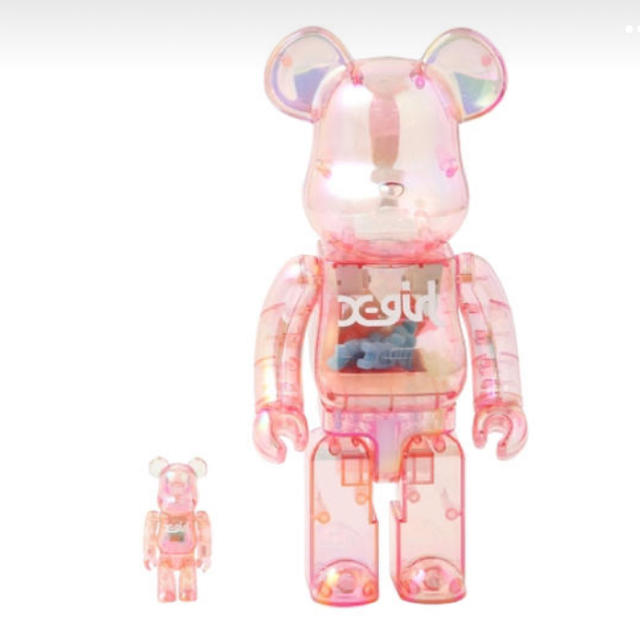 MEDICOM TOY(メディコムトイ)のX-girl × BE＠RBRICK 400％ & 100% エンタメ/ホビーのフィギュア(その他)の商品写真