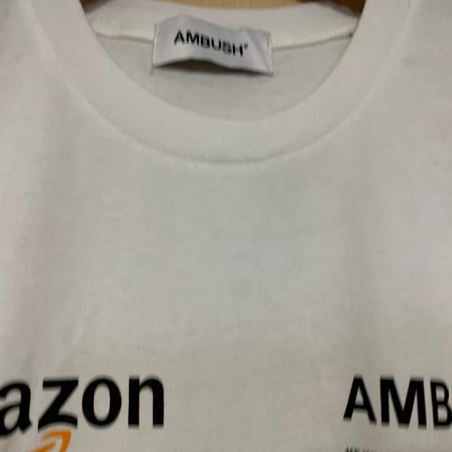 AMBUSH(アンブッシュ)のAMBUSH　Amazon　コラボ　Tシャツ　白　3 メンズのトップス(Tシャツ/カットソー(半袖/袖なし))の商品写真