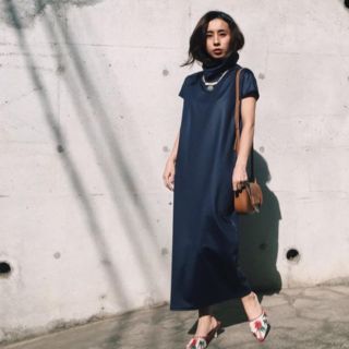 アメリヴィンテージ(Ameri VINTAGE)のFRENCH SLEEVE DRESS(ロングワンピース/マキシワンピース)