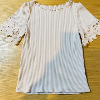 プロポーションボディドレッシング(PROPORTION BODY DRESSING)のプロポーションボディドレッシング　花透かしトップス(カットソー(半袖/袖なし))