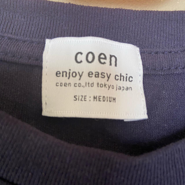 coen(コーエン)のCOEN 半袖　Tシャツ レディースのトップス(Tシャツ(半袖/袖なし))の商品写真