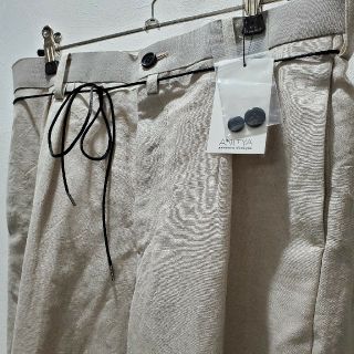 サンシー(SUNSEA)の【新品】ANITYA 20SS UTSUO PANTS サイズ2 NATURAL(スラックス)