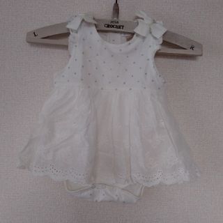 プティマイン(petit main)のロンパース　レース　80size　petit main　プティマイン　夏服(ロンパース)