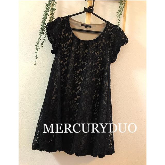 MERCURYDUO(マーキュリーデュオ)の☆MERCURYDUO ☆マーキュリーデュオ ❤︎フラワーレースワンピース レディースのワンピース(ミニワンピース)の商品写真