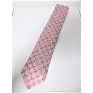 グッチ(Gucci)のGUCCI グッチ GG柄 ネクタイ/メンズ/ピンク☆2020モデル☆国内正規品(ネクタイ)