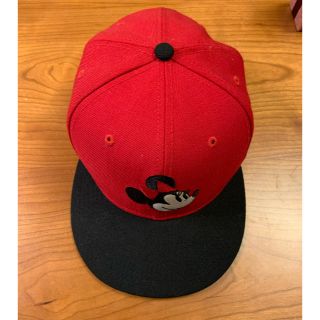 ディズニー(Disney)の【美品】【NEW ERA × 東京ディズニーリゾート】ミニーキャップ　かぶり物(キャップ)